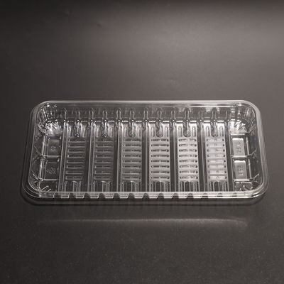 Disposable Plastic PET Plate For Food Grade Tray  With Sealing