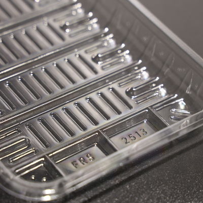 Disposable Plastic PET Plate For Food Grade Tray  With Sealing