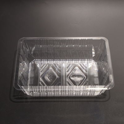 Eco Friendly BPA Free Disposable Plastic PET Food Tray For Food Packaging