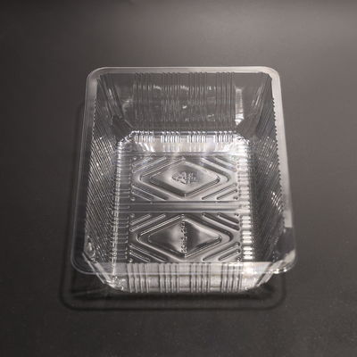 Customized PET Plastic Disposable Multi Purpose Food Tray For Cold Food