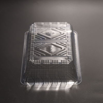 Customized PET Plastic Disposable Multi Purpose Food Tray For Cold Food