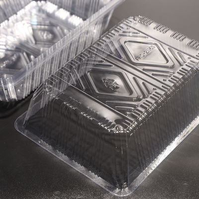 Customized PET Plastic Disposable Multi Purpose Food Tray For Cold Food