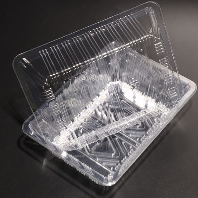 Plastic Food Tray BPA Free Disposable Rectangle Meat Packaging Trays