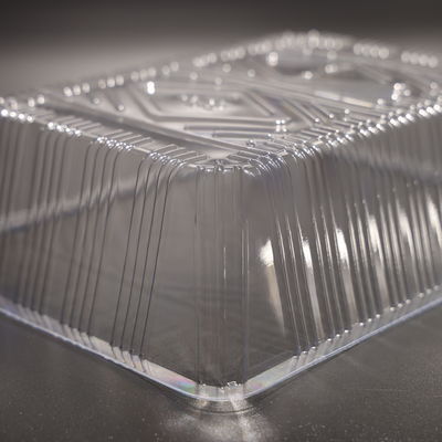 Plastic Food Tray BPA Free Disposable Rectangle Meat Packaging Trays