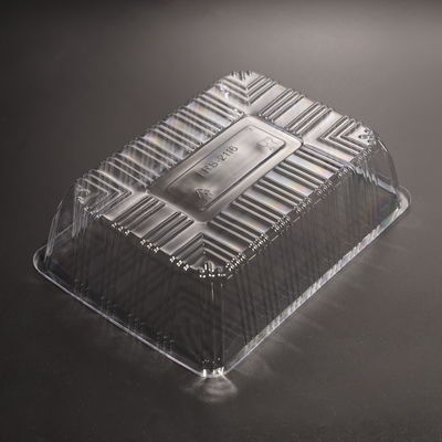 Disposable Clear PET Plastic Tray Plate for Durable and Strong Food Packaging