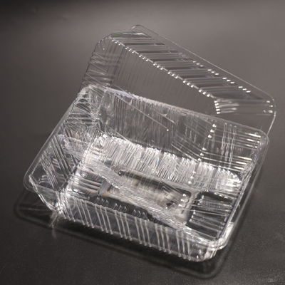 Disposable Clear PET Plastic Tray Plate for Durable and Strong Food Packaging