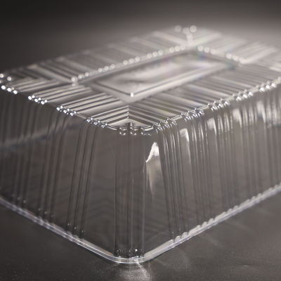 Customized Logo Disposable Plastic Food Trays PET Packaging Container