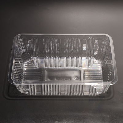 PET Disposable Plastic Food Tray for Healthy Meal Preparation