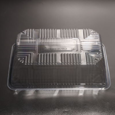 PET Disposable Plastic Food Tray for Healthy Meal Preparation