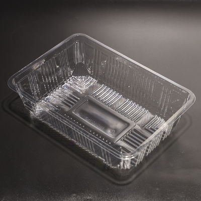 Clear Plastic Food Serving Tray for Fresh Vegetable Fruit