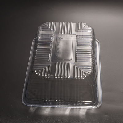 OEM/ODM Rectangular Disposable BPA Free Plastic Food Tray For Takeaway Food