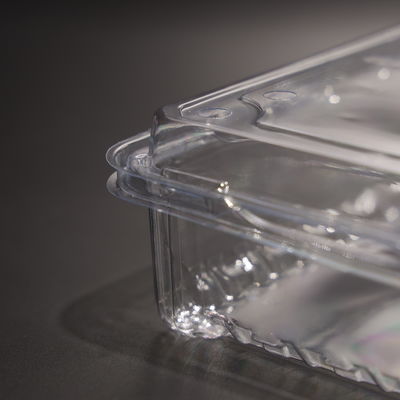 Contenedores de PET ecológicos para armazenamento de alimentos com tampa