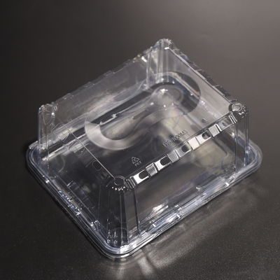 BPA içermeyen kapağı olan açık tek kullanımlık PET plastik gıda kapakları