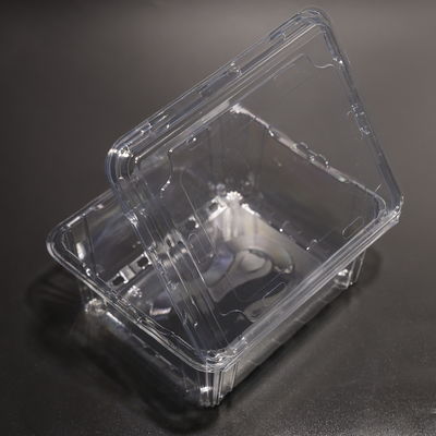 PET Clear Plastic Food Take Out Containers For Cake Packaging
