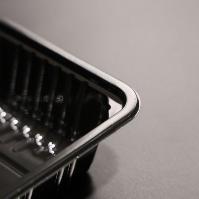 अनुकूलित डिस्पोजेबल प्लास्टिक खाद्य ट्रे बॉक्स टेकवे खाद्य के लिए