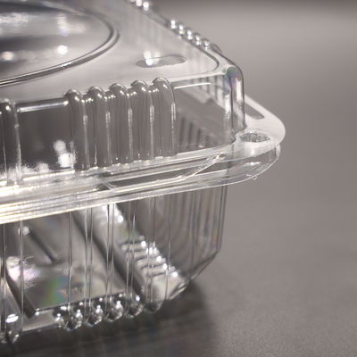 Clear/Black Disposable PET Disposable Plastic Containers For Fresh Fruit