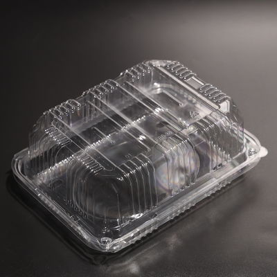Clear/Black Disposable PET Disposable Plastic Containers For Fresh Fruit