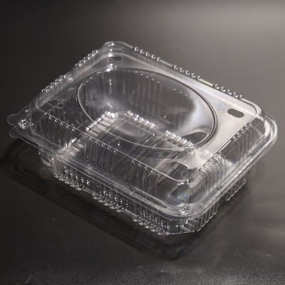 Rectangular Disposable Plastic Food Storage Container For Takeaway Food