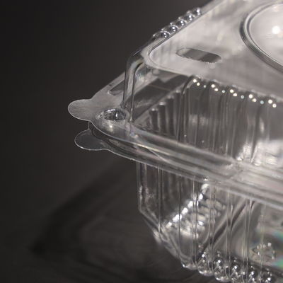 Rectangular Disposable Plastic Food Storage Container For Takeaway Food