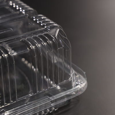 ताजी सब्जियों के लिए रिसाव-प्रूफ पीईटी प्लास्टिक खाद्य भंडारण कंटेनर