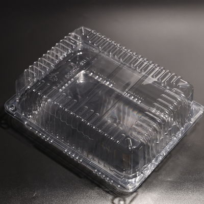 Sızıntıya karşı plastik gıda konteyneri PET tek kullanımlık gıda ambalaj kutusu