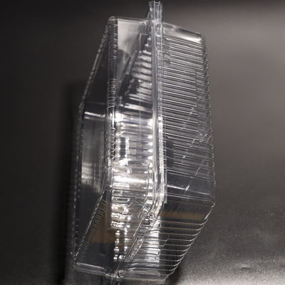 Leak Proof Plastic Food Container Disposable PET Plastic Container For Food Packaging