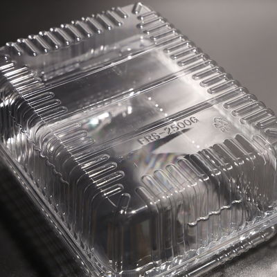 Leak Proof Plastic Food Container Disposable PET Plastic Container For Food Packaging