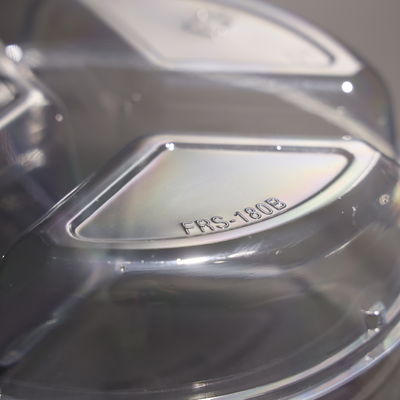 3 Compartment Eco Friendly PET Plastic Food Tray With Customized Color