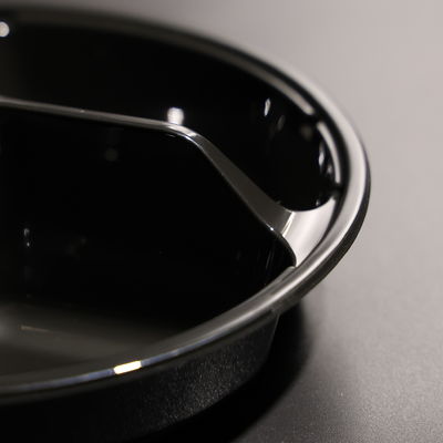 BPA Free Plastic Round PET Food Trays for Cold Food