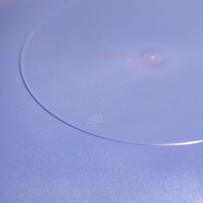 अनुकूलित लोगो मुद्रित बीपीए मुक्त गोल प्लास्टिक खाद्य ट्रे