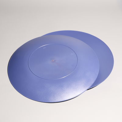 अनुकूलित लोगो मुद्रित बीपीए मुक्त गोल प्लास्टिक खाद्य ट्रे