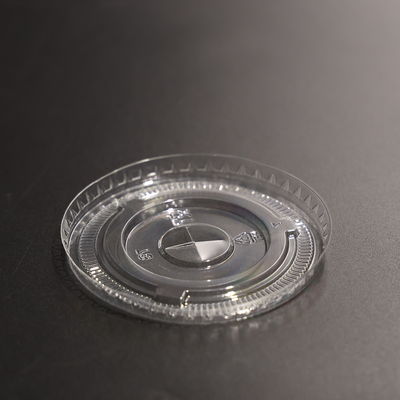 78mm Transparent Plastic Cup Lid BPA Free Round PET Cup Lid For The Plastic Cup And Paper Cup