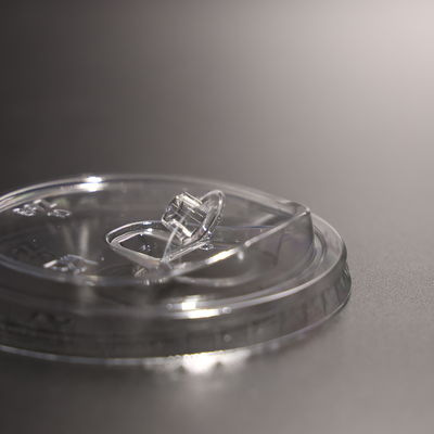 89mm PETプラスチックカップ蓋 透明性 漏れ防止 グラフ蓋の丸い螺旋