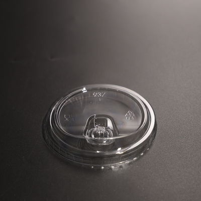 93mm Diameter Plastic PET Cup Lid Disposable Lid With Leak Proof Design