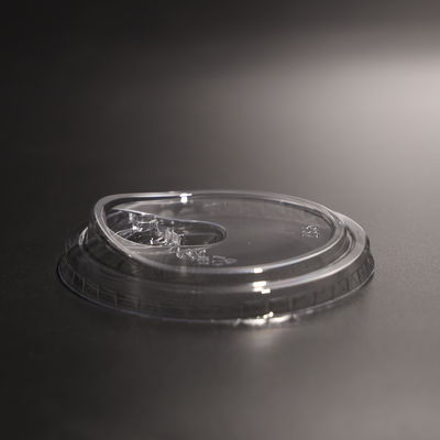 93mm Diameter Plastic PET Cup Lid Disposable Lid With Leak Proof Design