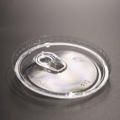 3.5g Transparent PET Plastic Cup Lid 93mm Leak Proof Round Cup Lid