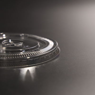 98mm Round Disposable Plastic Cup Lid For Boba Tea Cup