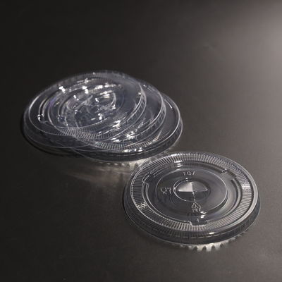 PET Snap On Cup Lids for Boba Cups