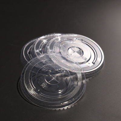 PET Snap On Cup Lids for Boba Cups