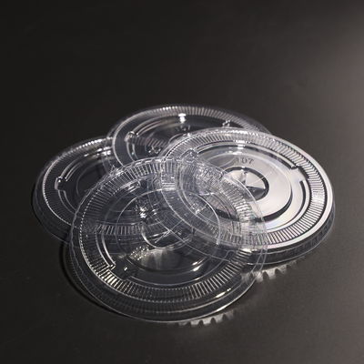 PET Snap On Cup Lids for Boba Cups