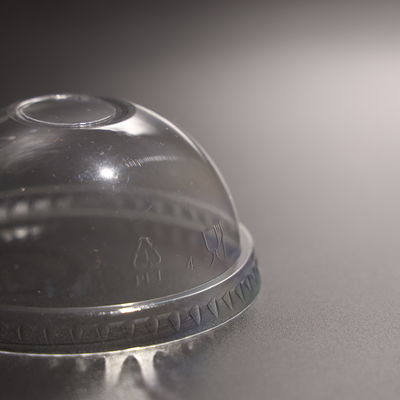 Màn vi tròn rõ ràng trên Snap trên nắp cốc nhựa 1000pcs chống rò rỉ