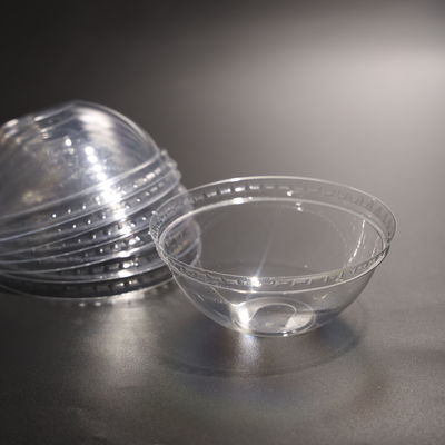 90mm Clear Plastic PP Round Cup Lid For Recyclable Packaging