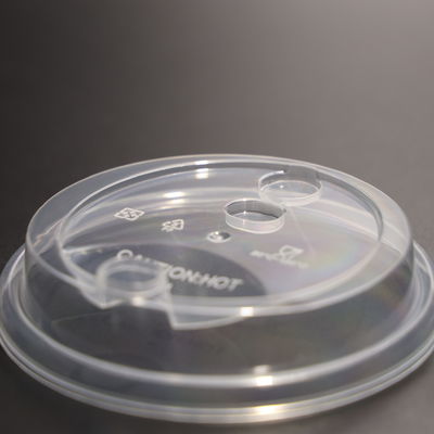 Tutup cangkir PP plastik tahan kebocoran dan tutup cangkir PET bebas BPA mudah minum tutup cangkir sekali pakai