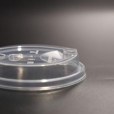 Tutup cangkir PP plastik tahan kebocoran dan tutup cangkir PET bebas BPA mudah minum tutup cangkir sekali pakai