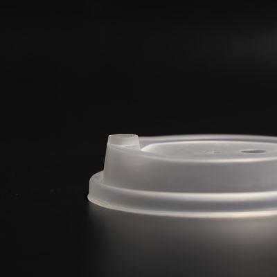 Round Shaped Plastic Cup Lid PP Disposable Cup Lid With Leak Proof Design