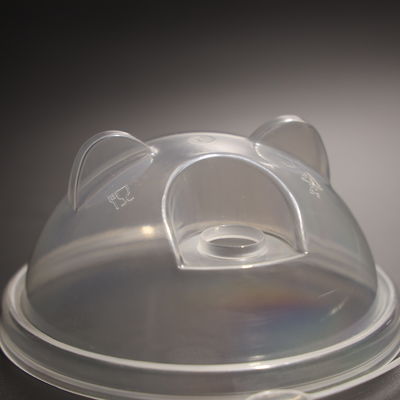 Flexible Plastic Drinking Cup Lid with Screw or Snap On Closure