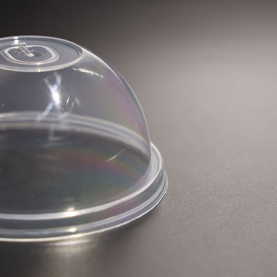 Crystal Clear Anti Spill Plastic Cup Lid