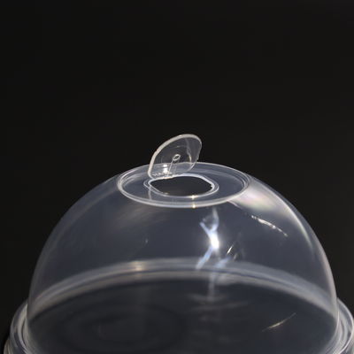 Crystal Clear Anti Spill Plastic Cup Lid