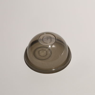 Couvercles de tasses en plastique transparent à l'épreuve des fuites avec vis