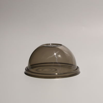 Couvercles de tasses en plastique transparent à l'épreuve des fuites avec vis